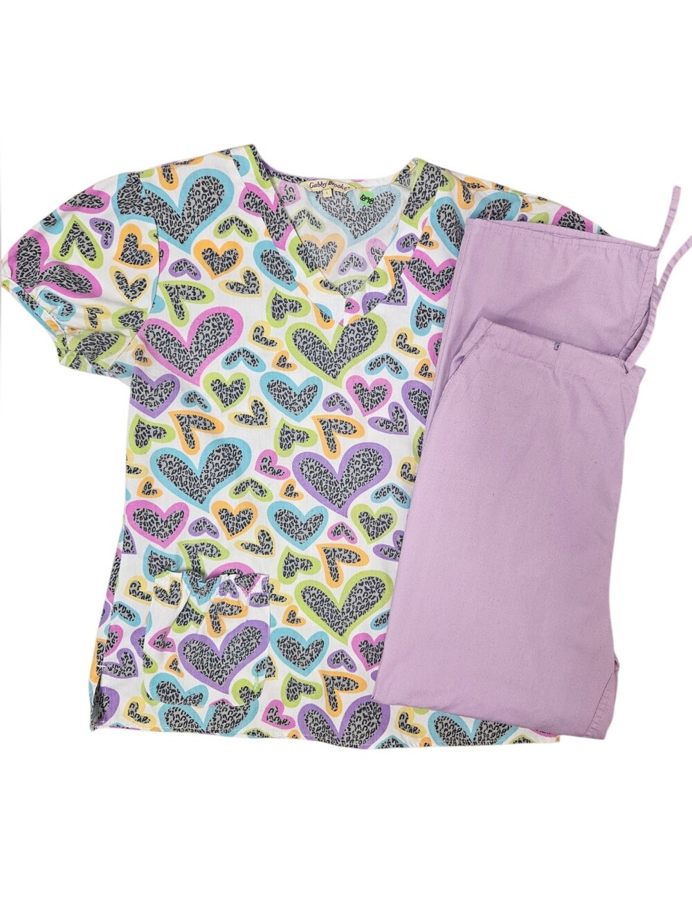 Hearts Scrub Set